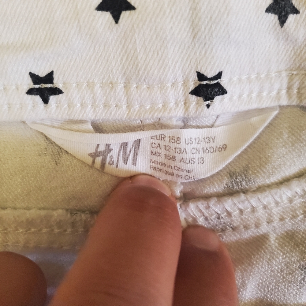 H&M Overall Shorts Girls Size 12-13Y - Picture 4 of 4